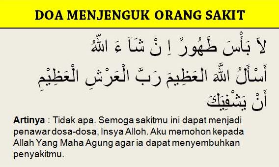 Doa Untuk Orang Sakit Parah Kumpulan Doa