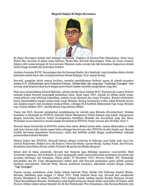 contoh biografi singkat ki hajar