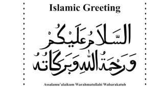 Tulisan Arab Assalamu'alaikum, Wa'alaikumsalam