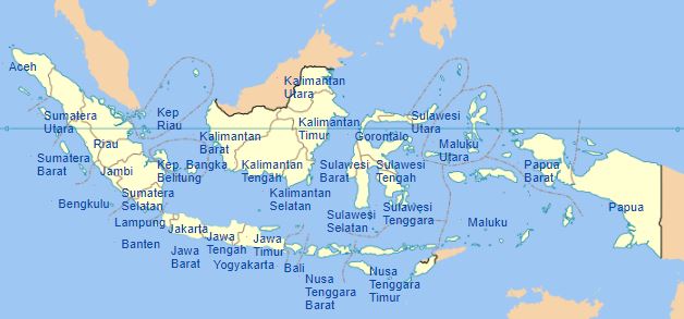 daftar provinsi di indonesia